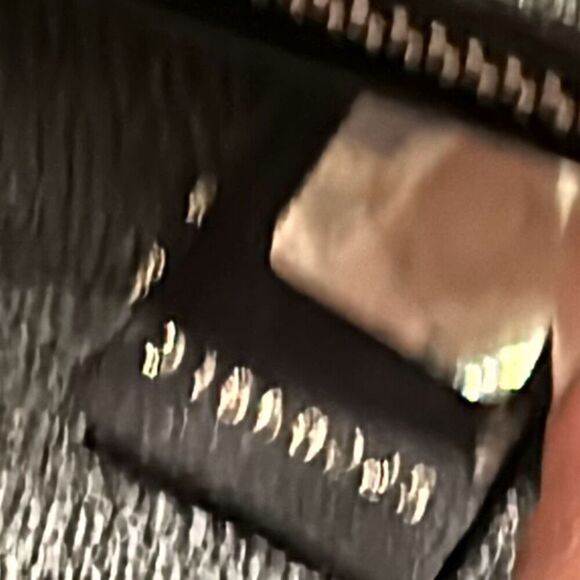 Bvlgari Foldover Long Wallet Black Textured Leather Multicompartment Travel - Picture 15 of 16